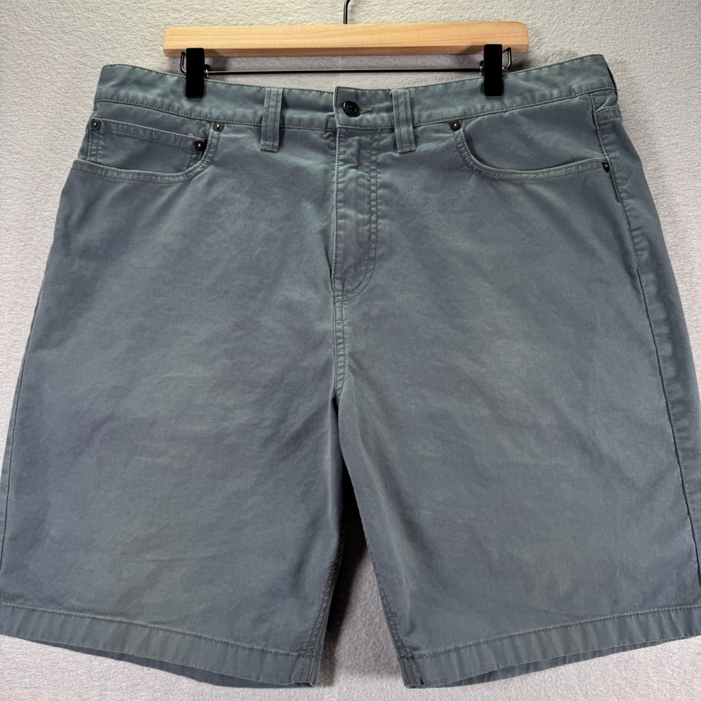 Prana Chino Shorts Mens 38 Gray Outdoor Hike Utility Explore Classic Comfort 9"